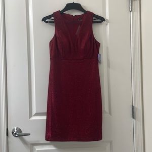 Red sparkle dress